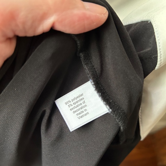 Glamour x Lane Bryant Tank, Black with White - Picture 4 of 5